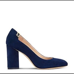 Tory Burch Elizabeth Round Toe Pump - Size 5 Blue